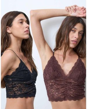 ASOS Confezione Da 2 Brassière Longline - Multicolore
