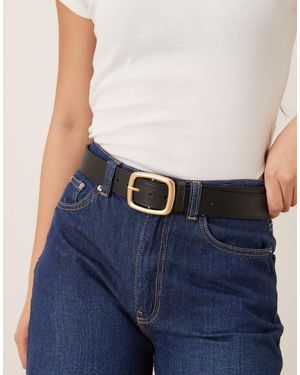 Accessorize Square Buckle Belt - Blue