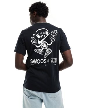 Nike – swoosh fm – t-shirt - Blau