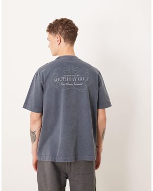 Abercrombie & Fitch – kurzärmliges t-shirt - Grau