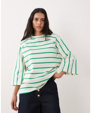 ASOS Oversized Batwing Sleeve Top - Green