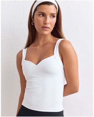 Aim'n Pace Singlet - White