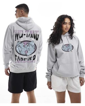 PRNT X Wu-Tang Clan Worldwide Relaxed Relaxed Fit Hoody - Grey
