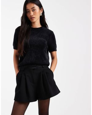 ASOS Short évasé et élégant style smoking - Noir
