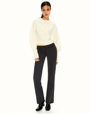 Bershka – bootcut-hose - Weiß