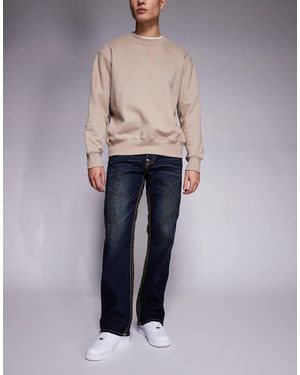 TRUE RELIGION Billy Flap Pocket Straight Leg Jeans - Blue