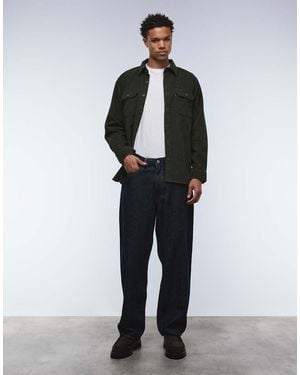 Levi's Vaqueros Holgados Con Lavado Enjuagado Oscuro 578 De -Azul Marino - Blanco