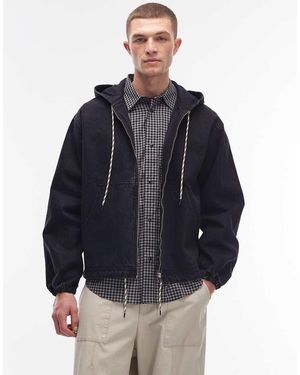 No Problemo Chaqueta Vaquera Lavado De Estilo Worker Con Cremallera De - Azul