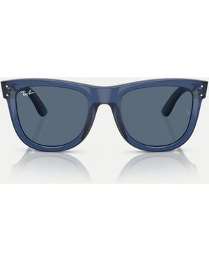 Ray-Ban – wayfarer – eckige sonnenbrille - Blau