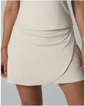 agon® Wrap Tennis Skort - Natural