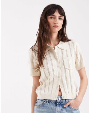 Wrangler – strickjacke - Natur
