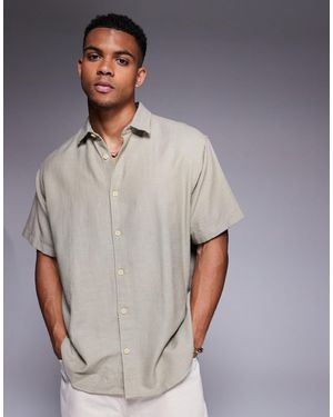 ADPT Oversized Short Sleeve Shirt - Grey