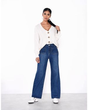 Glamorous Relaxed Straight Leg - Blue