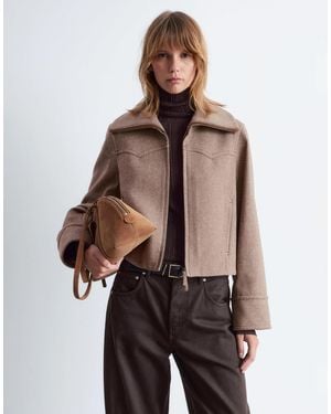 & Other Stories Wool Jacket - Brown