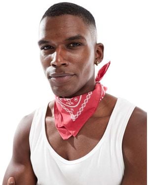 Levi's Paisley Print Bandana - White