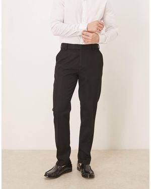 ASOS Smart Slim Fit Pants - Black