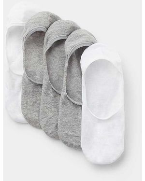 Tezenis 5 Pairs Of Cotton Shoe Liners - White
