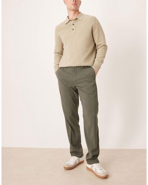 Mango Tailored Trouser - Natural