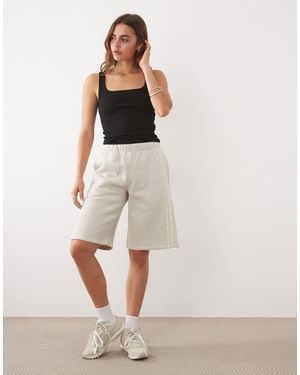 ASOS Jersey Oversized Jort With Side Stripe - Multicolour
