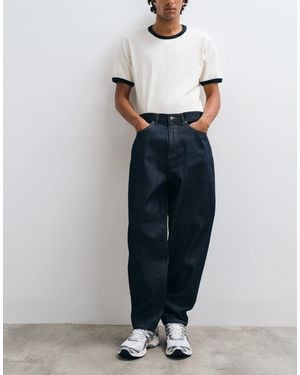 ASOS Relaxed Tapered Jeans - Blue