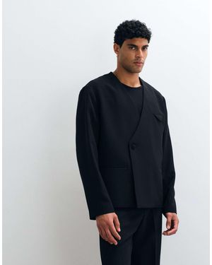 ASOS – smokingjacke - Blau