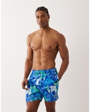 Speedo Printed 16' Redondo Edge Swim Shorts - Blue