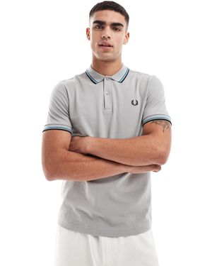 Fred Perry Twin Tipped Polo Shirt - Grey