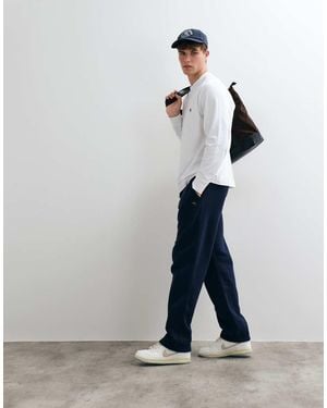 Abercrombie & Fitch Icon Logo Straight Leg joggers - Blue
