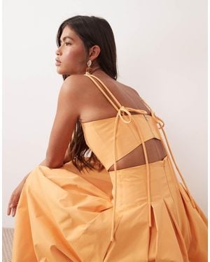 ARRANGE Co-ord Cami Crop Top - Orange