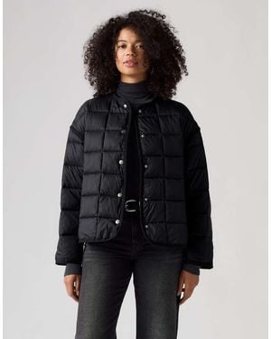 Levi's Giacca Puffer Trapuntata Poppy Nera - Blu