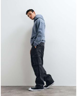 Hollister baggy Fit Cargo Trousers - Blue