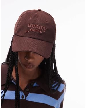 Tommy Hilfiger Script Logo Cap - Purple