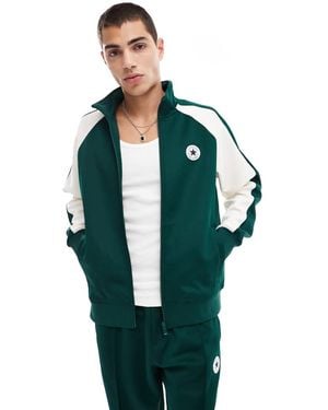 Converse Chaqueta De Chándal Con Diseño Color Block Retro Chuck De -Negro - Verde