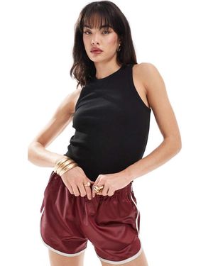 SELECTED Ribbed Vest - Red