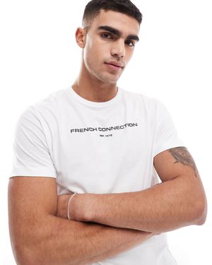 French Connection French connection – 1972 – t-shirt - Weiß