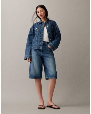 ASOS baggy Bermuda Short - Blue