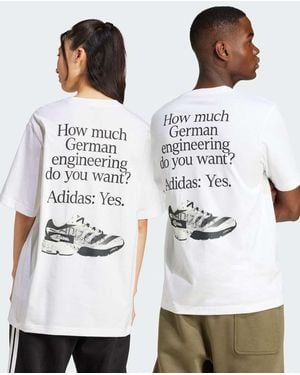 adidas Originals German Engineering Graphic Tee - White