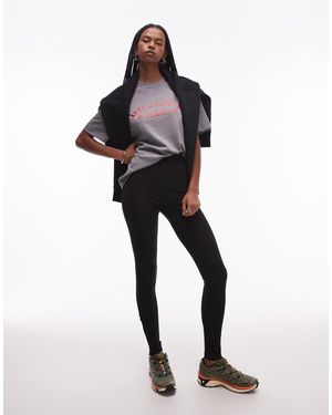 ARKET – strukturierte leggings - Schwarz