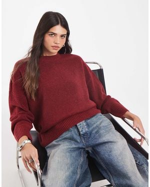 Vero Moda Soft O-neck Sweater - Red