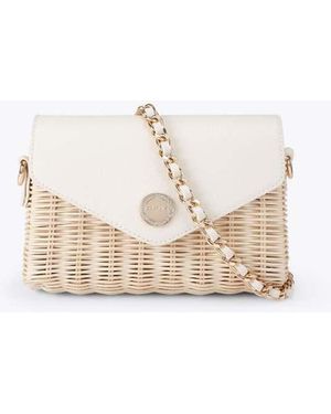 Carvela Kurt Geiger Mariana Mini Basket Cross Body - White