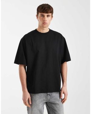 Redefined Rebel John Heavyweight T-shirt - Black