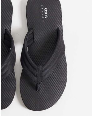 ASOS Teenslippers Met Grosgrain Bandje - Grijs
