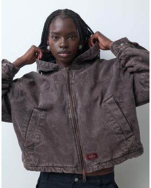 Dickies Miami Denim Hooded Jacket - Black