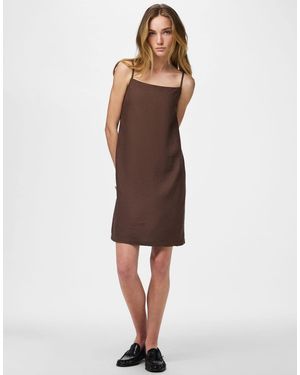 Pieces – minikleid - Braun