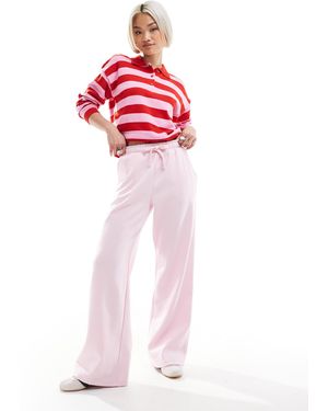 Pimkie Drawstring Wide Leg joggers - Pink