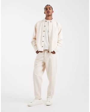 ASOS Circular Design Collection Co-ord Relaxed Tapered Jeans - Natural