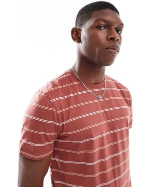 New Look Striped T-shirt - Red