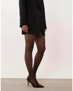 ASOS Medias De Lunares Negras - Negro