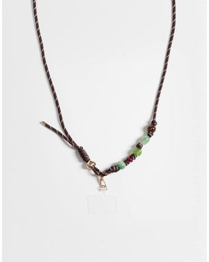 ASOS Phone Strap - Metallic