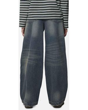 Good For Nothing Baggy Fit Ripped Denim Jean - Blue